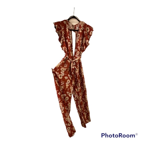 Pants - Flower Jumpsuit
